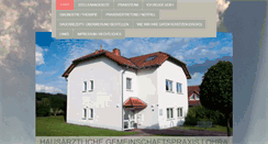 Desktop Screenshot of hausarzt-lohra.de